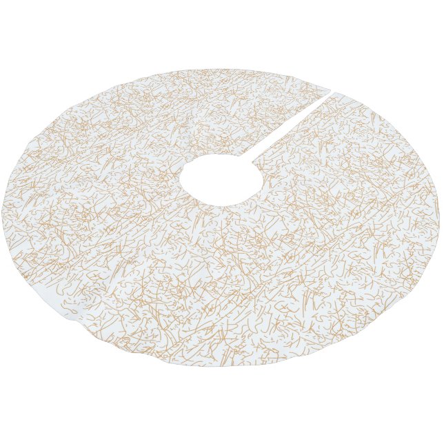 Träd Skirt Julgransmatta Borstad Polyester (Vinklad)