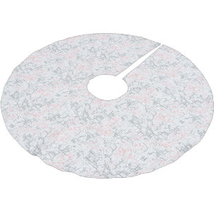 Träd Skirt Julgransmatta Borstad Polyester