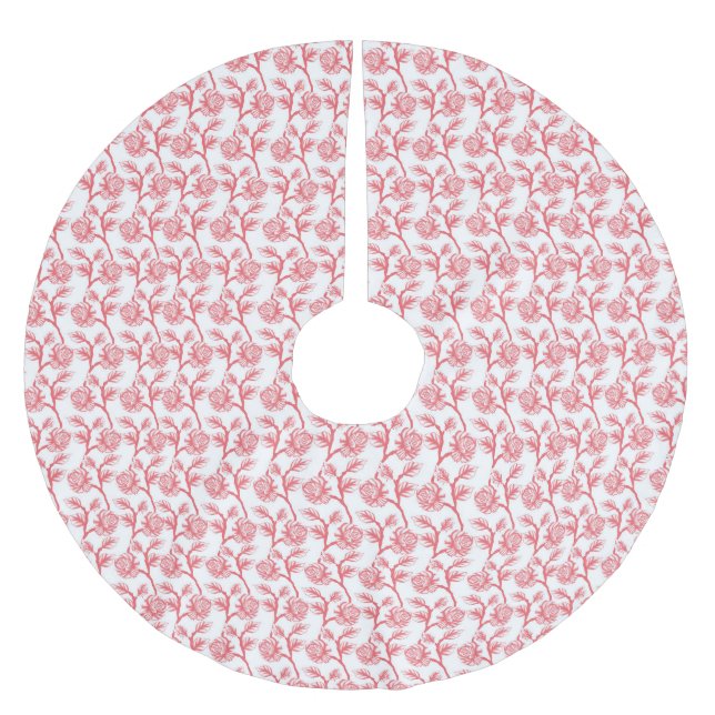 Träd Skirt Julgransmatta Borstad Polyester (Framsidan)