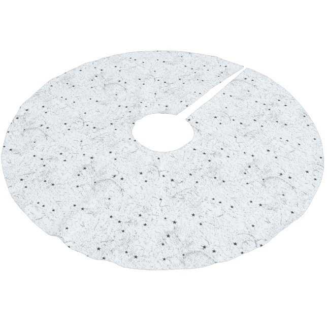 Träd Skirt Julgransmatta Borstad Polyester (Vinklad)