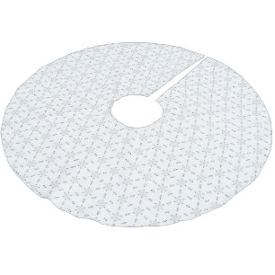 Träd Skirt Julgransmatta Borstad Polyester