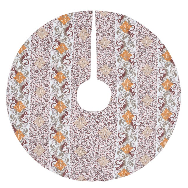 Träd Skirt Julgransmatta Borstad Polyester (Framsidan)