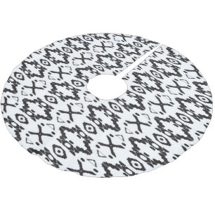 Träd Skirt Julgransmatta Borstad Polyester