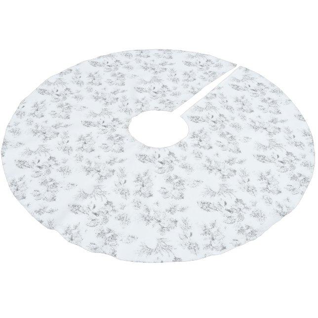 Träd Skirt Julgransmatta Borstad Polyester (Vinklad)