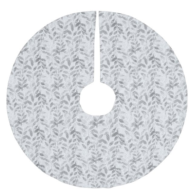 Träd Skirt Julgransmatta Borstad Polyester (Framsidan)