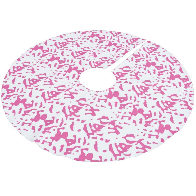 Träd Skirt Julgransmatta Borstad Polyester (Vinklad)