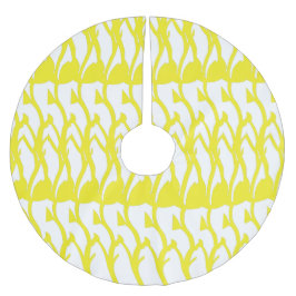 Träd Skirt Julgransmatta Borstad Polyester