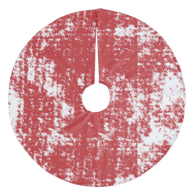 Träd Skirt Julgransmatta Fleece (Framsidan)