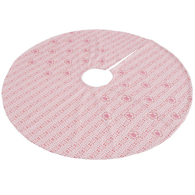 Träd Skirt Julgransmatta Fleece (Vinklad)