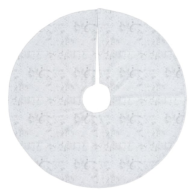 Träd Skirt Julgransmatta Fleece (Framsidan)