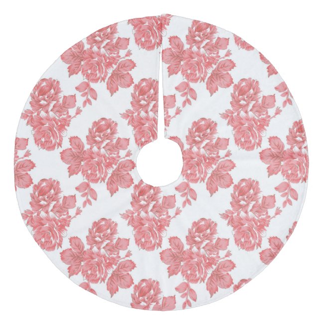 Träd Skirt Julgransmatta Fleece (Framsidan)