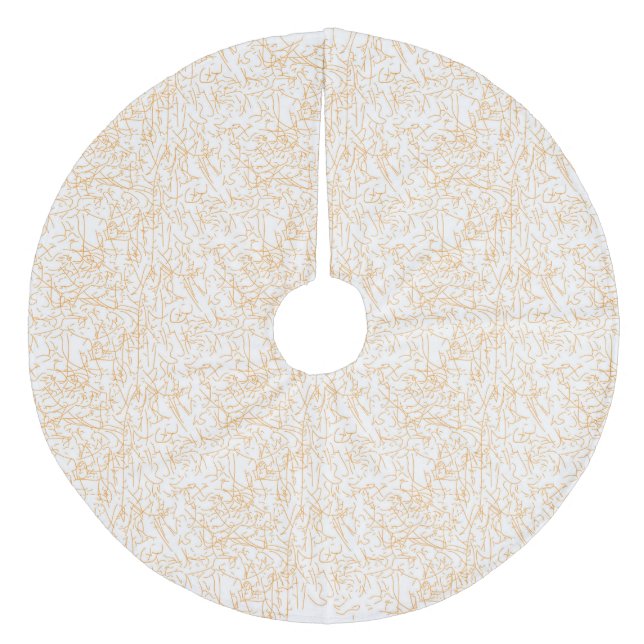 Träd Skirt Julgransmatta Fleece (Framsidan)