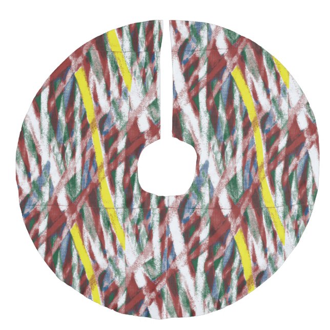 Träd Skirt Julgransmatta Fusklinne (Framsidan)