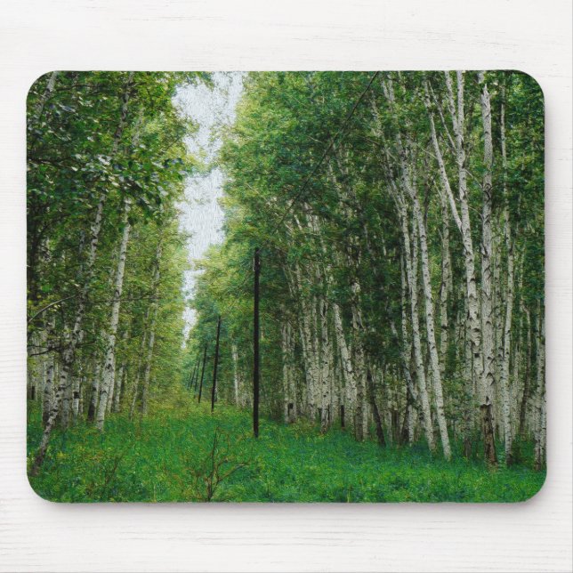 Träd-skogen vid Fågel Musmatta (Framsidan)