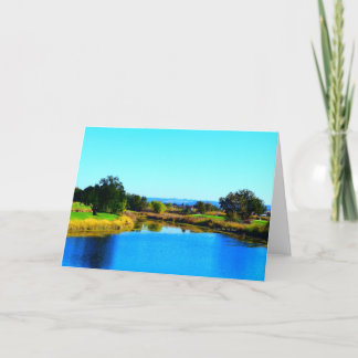 "Träd-skuggor vid Lincoln #2-hälsningskort" Tack Kort