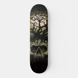 Träd Skull Mini Skateboard Bräda 18,5 Cm