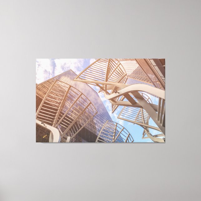 Träd skulpturer canvastryck (Framsida)