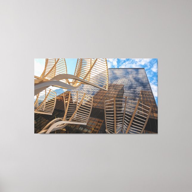 Träd skulpturer canvastryck (Framsida)