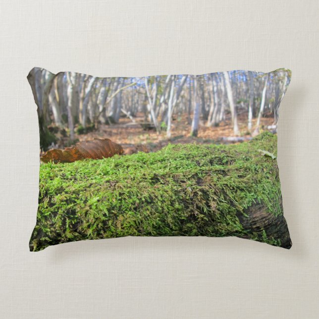 Träd Slumbers i höstmynning - Personlig Prydnadskudde (Framsidan)