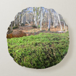 Träd Slumbers i höstmynning - Personlig Rund Kudde