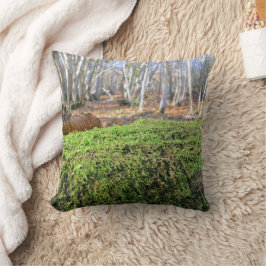 Träd-slumpar på höstmoss - Personlig-tapp Kudde