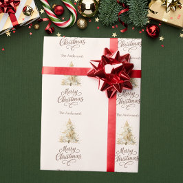 Träd snö kräftmocha jul presentpapper