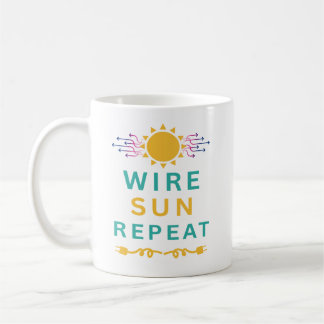 Tråd Sol Upprepa Kaffemugg