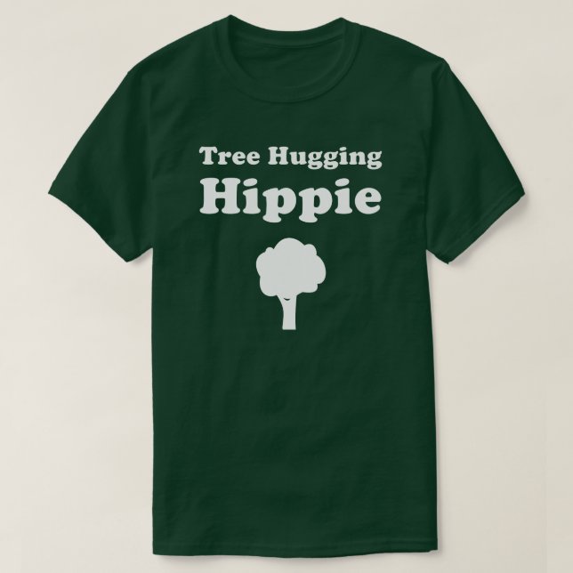 Träd som kramar HippieT-tröja T Shirt (Design framsida)