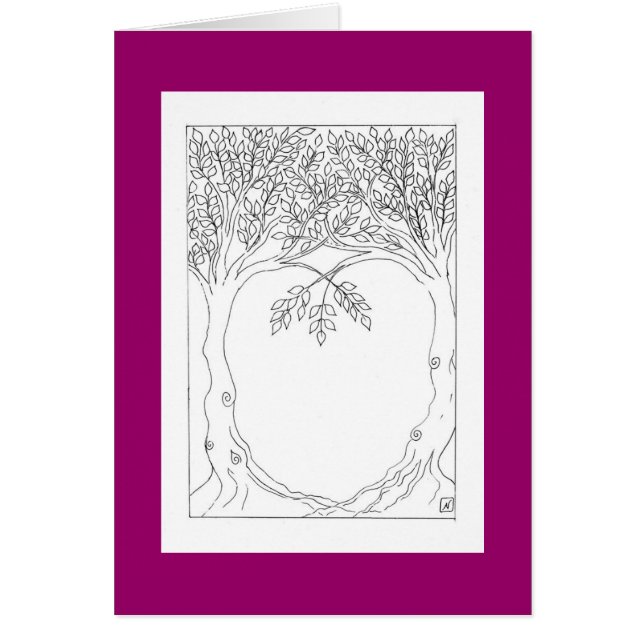 Träd som tillsammans växer OBS kort (Framsidan)