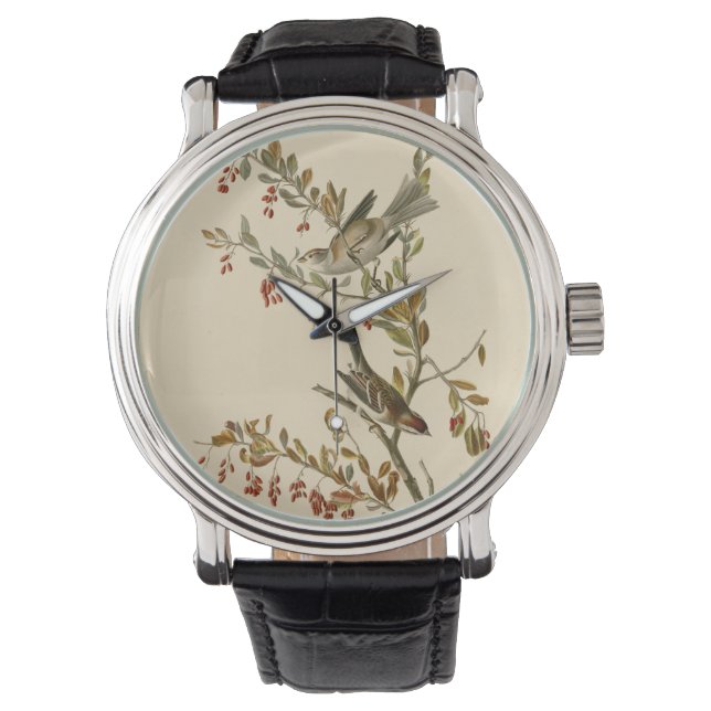 Träd Sparrow Armbandsur (Framsida)