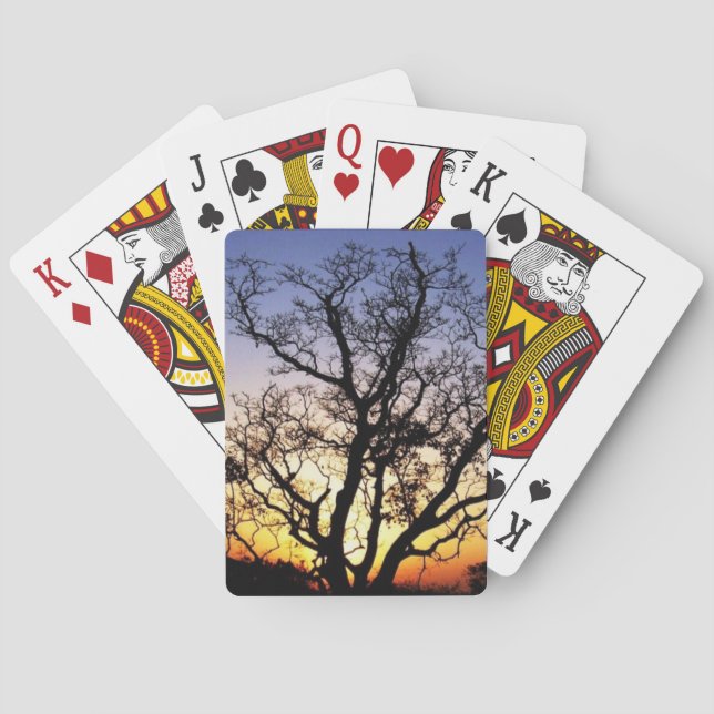 Träd Spel Kort (Baksidan)