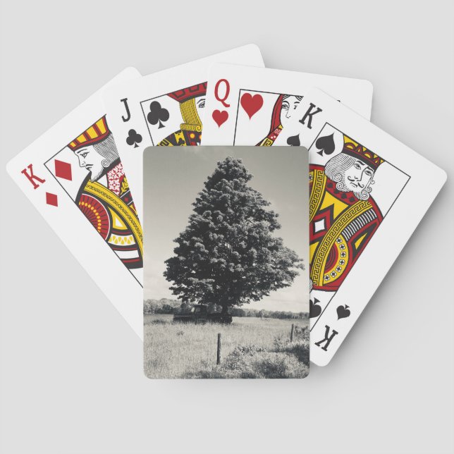 träd spelkort (Baksidan)