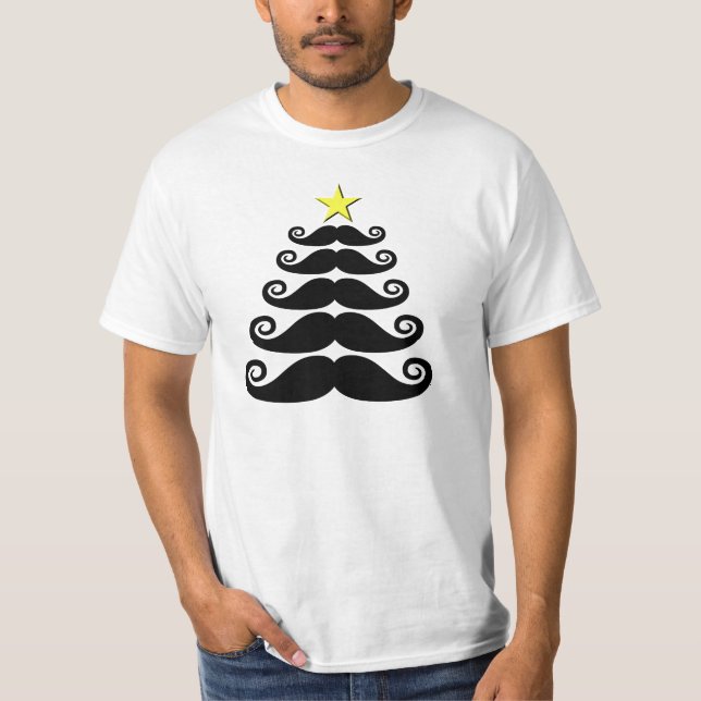 träd Stache-mas Tee Shirt (Framsida)