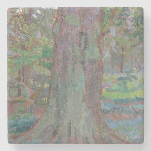 Träd Stam, 1916 (olja på kanfas) Stenunderlägg