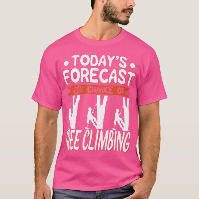 Träd stift - dagens prognos 100 möjligheter t shirt (Framsida)