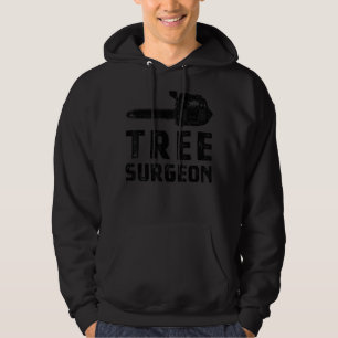 Träd Surgeon Arborist Chainsåg Lumberjack Woodwork Hoodie