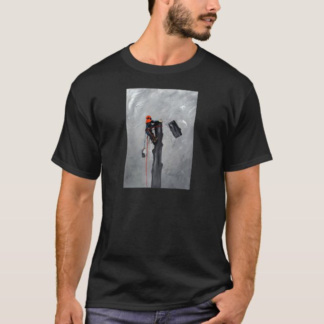 Träd Surgeon Arborist julklapp Birthday Tee Shirt (Framsida)
