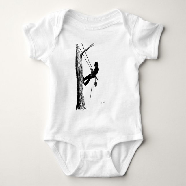 Träd Surgeon Arborist julklapp-gåva T Shirt (Framsida)