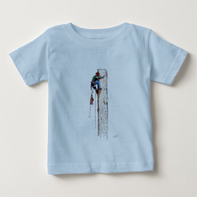 Träd Surgeon Arborist T Shirt (Framsida)
