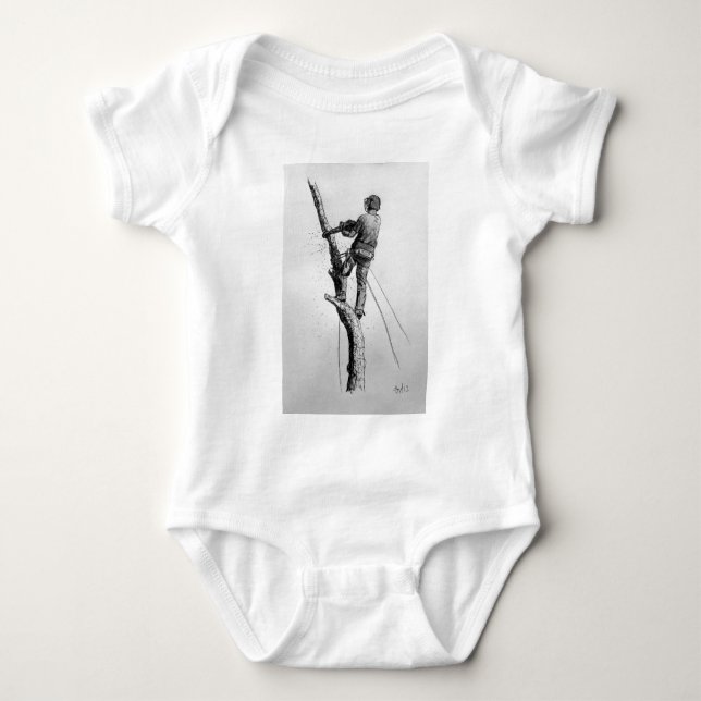 Träd Surgeon Arborist T Shirt (Framsida)