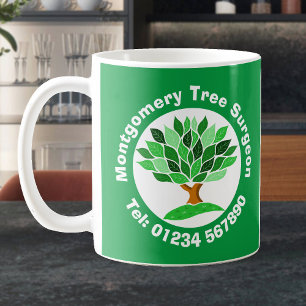 Träd Surgeon. Fällning och påfyllning av träd. Kaffemugg