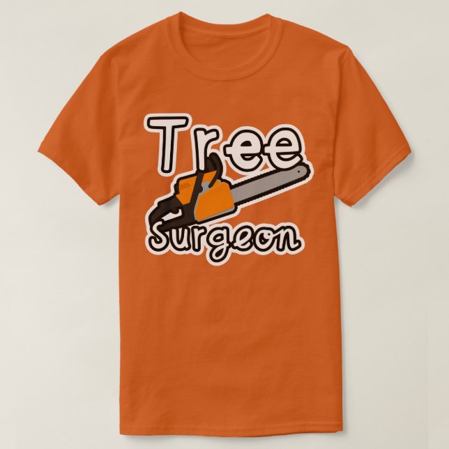 Träd Surgeon T Shirt (Design framsida)