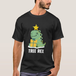 Träd T Rex Pajamas Kids Boys Xm T Shirt