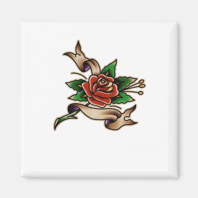 Trad Tattoo 005 Sticker  Magnet (Framsidan)