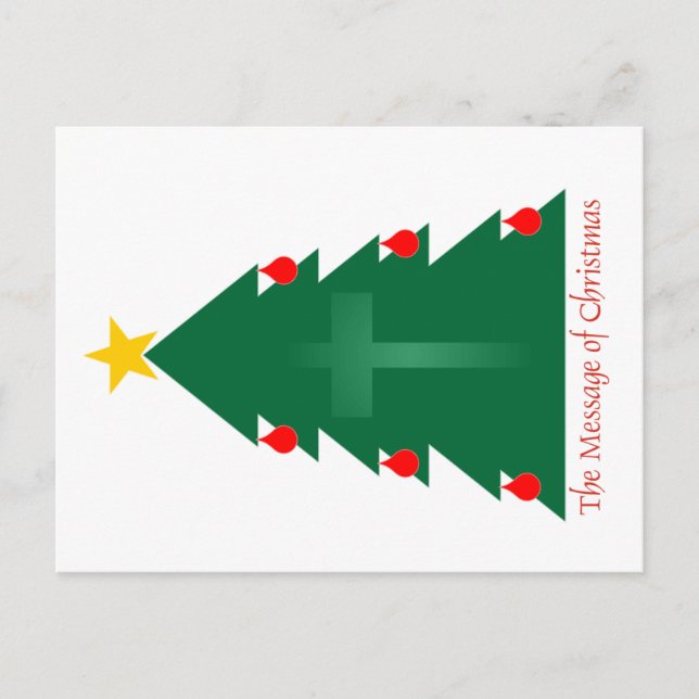 Träd till ett träd helg vykort (Framsida)