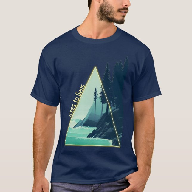 Träd till havs t shirt (Framsida)