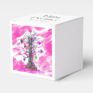 Träd till Kärlek Rosa-förmånen Presentaskar