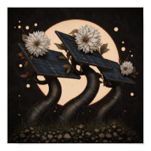 Tråd till Sol - Solarpunk Poster