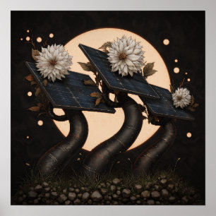 Tråd till Sol - Solarpunk Poster