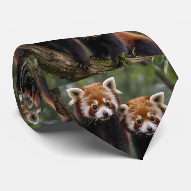 "Träd-top Explorers: Baby Red Pandas Tittar ut Slips (Rullad)